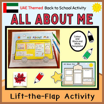 UAE Themed: Back to School - All About Me Lift-the-Flap Activity