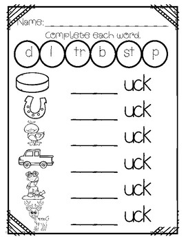 worksheet family uck by Pay VILLAGE  uck family Teachers  ESL Teachers word