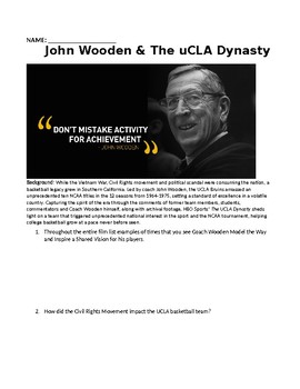 Preview of UCLA Dynasty Documentary Questions