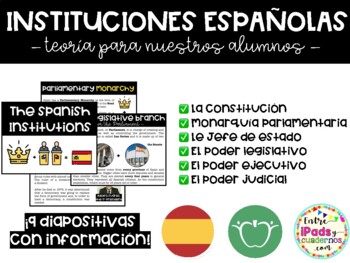 Preview of UD Instituciones Españolas para 5º y 6º de Primaria