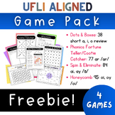 UFLI-Aligned Game Pack FREEBIE! Print-&-Play - 100% Decodable!