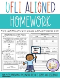 UFLI Aligned Homework Lessons 35-41 - Parent Language Embe