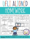 UFLI Aligned Homework Lessons 5-34 - Parent Language Embed