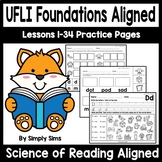 UFLI Aligned Phonics Practice Pages Lessons 1-34 Science o