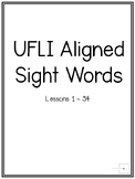 UFLI Aligned Sight Word/Irregular Word Practice-Science of