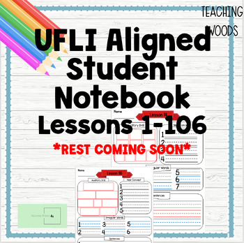 Preview of UFLI Aligned Student Follow Along Pages *LESSONS 1-106* Rest Coming Soon!