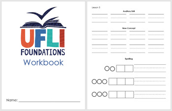 Preview of UFLI Aligned Student Workbook/ Worksheets (Lessons 5-34) Steps 1-5 AND 7-8