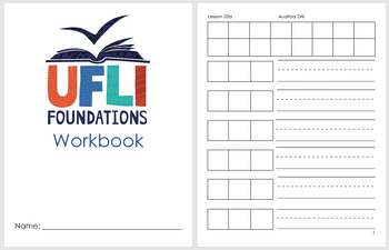 Preview of UFLI Aligned Workbook for Lessons 35a-77 (auditory drill/ spelling practice)