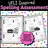 UFLI Foundations Inspired Spelling Assessment Template | L