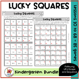 UFLI INSPIRED GAMES | Lucky Squares Phonics | KINDERGARTEN BUNDLE