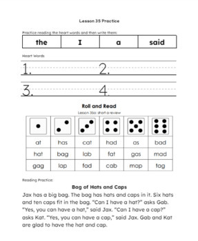 Preview of UFLI Lessons 35-41 Paper Savers - Short Vowels