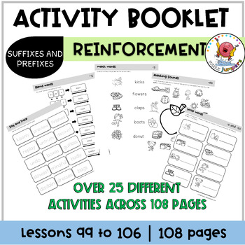 Preview of UFLI Phonics Homework | Activity Packs | Suffixes and Prefixes