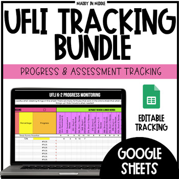 Preview of UFLI Progress and Assessment Tracking - All Lessons All Grades