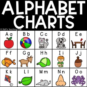 Alphabet Charts (Alphabet Letters Posters)