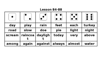 Preview of UFLI aligned roll and read for Diphthongs and Silent Letters lesson review