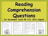 Reading Comprehension, Assessment, Extra practice, UFLI al