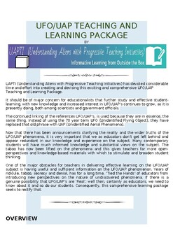 Preview of UFO/UAP TEACHING AND LEARNING PACKAGE