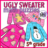 UGLY SWEATER FIFTH GRADE WINTER CHRISTMAS MATH ACTIVITY