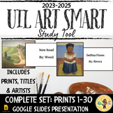UIL Art Smart 23-25 Presentation-Includes Prints and Title