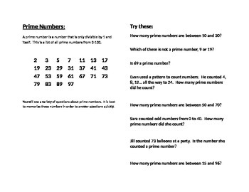 Preview of UIL Elementary Number Sense practice book part 2