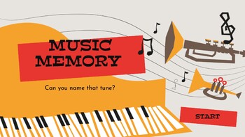 Preview of UIL Music Memory (2023-2024), Virtual Music Themed Game