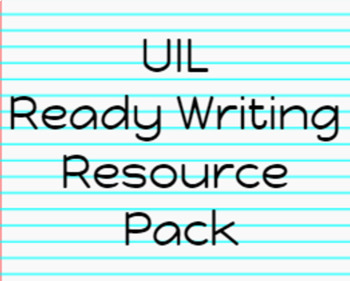 Preview of UIL Ready Writing Resources