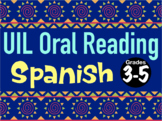 UIL Spanish Oral Reading - Elementary No-prep PACK