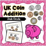 UK Coin Addition Task Cards