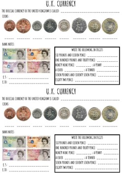 Preview of UK Currency - British Pound