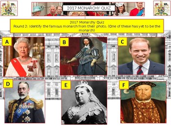 UK Monarchy Royal Family Quiz - 7 Rounds and over 40 Questions. Civics