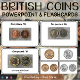 UK Money - coins : Powerpoint presentation and flashcards