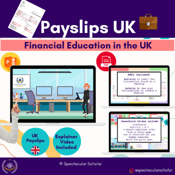 Preview of UK Payslips | Financial Education | Employability | Money Management