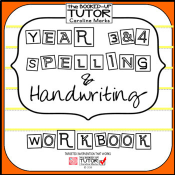 Preview of Middle School Spelling and Handwriting for Older Students Dyslexia