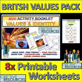 Preview of UK Values Activity Pack
