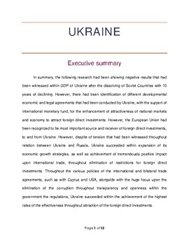 Preview of UKRAINE FDI