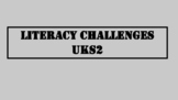 UKS2 40 English/literacy morning work/starters/homework/SA