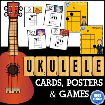 Preview of UKULELE - GAME/ CHORD CARDS