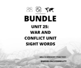 ULS Middle School Unit 25: War/Conflict BUNDLE
