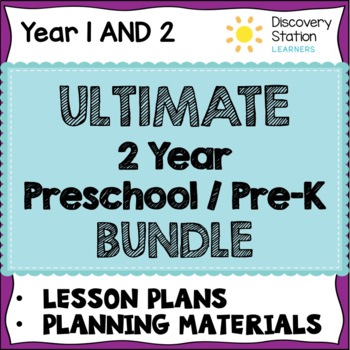 Preview of ULTIMATE 2 Year Preschool Pre-K BUNDLE