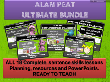 Preview of ULTIMATE ALAN PEAT BUNDLE OF READY TO TEACH SENTENCE LESSONS