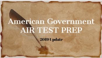 Preview of *ULTIMATE* AMERICAN GOVERNMENT AIR TEST PREP BUNDLE!! - Dominate the State Test!