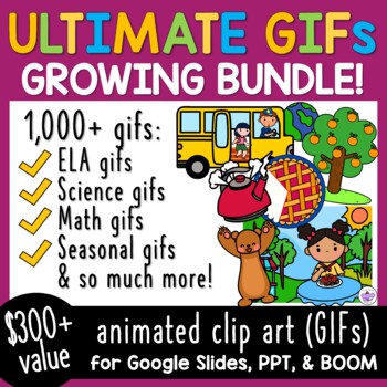 Preview of ULTIMATE ANIMATED GIF Growing Bundle Animation Clip Art