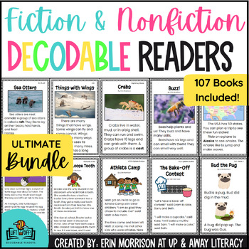 Preview of ULTIMATE Bundle of Fiction and Nonfiction LIFT OFF! Decodable Readers