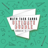 Elementary Math Task Cards Bundle ⭐ ALL Common Core Standa