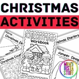 Christmas NO PREP Workbook Activities December Holiday Printables