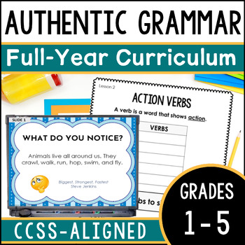 Preview of ULTIMATE Elementary Grammar Curriculum Bundle for Grades 1-5 (70% OFF!)