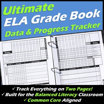 Preview of ULTIMATE English Language Arts Teacher Data Tracking Binder