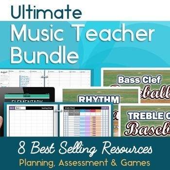 Preview of ULTIMATE Music Teacher Back to School Bundle