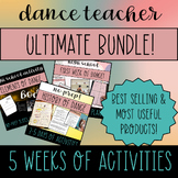 ULTIMATE New High School Dance Teacher Bundle! Projects & 