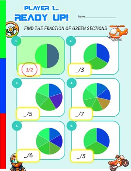 Preview of ULTIMATE PIE-CHART WORKSHEETS | READY UP SERIES 